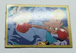 Vintage 1999 Pokemon Hitmonchan vs Machamp Japanese Karuta Gold Border Grab Card - Image 2