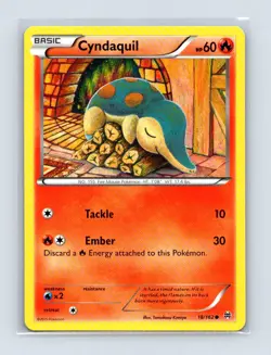 Cyndaquil 18/162 Common BREAKthrough Pokemon Lightly Played - Image 1