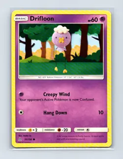 Drifloon 51/156 Common Ultra Prism Pokemon Lightly Played - Image 1