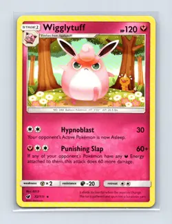 Wigglytuff 72/111 Rare Crimson Invasion Pokemon Lightly Played - Image 1