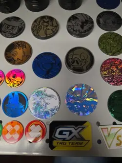 Pokemon TCG Official Lot Of 50+ Coins (Mix Of Regular, Jumbo, & Small) - Image 4