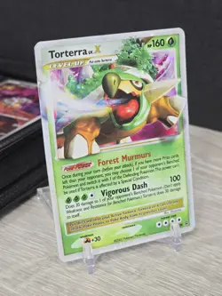 Pokemon Card Torterra lv. X DP09 Holo Rare Promo Diamond and Pearl 2007 Vintage - Image 1