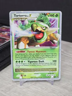 Pokemon Card Torterra lv. X DP09 Holo Rare Promo Diamond and Pearl 2007 Vintage - Image 3