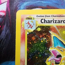 ​Vintage Pokemon Card - Charizard Holo 4/130 Base Set 2 - RARE HOLO SWIRL - LP - Image 3