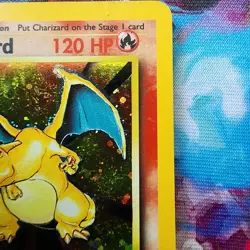 ​Vintage Pokemon Card - Charizard Holo 4/130 Base Set 2 - RARE HOLO SWIRL - LP - Image 4