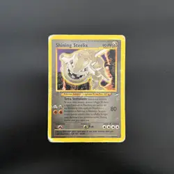Pokemon Card Shining Steelix 112/105 Cosmos Holo Set Neo Destiny ITA poor - Image 1