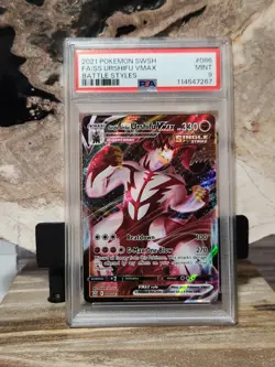 Pokemon PSA 9 MINT Urshifu Vmax 86/163 Battle Styles Full Art - Image 1