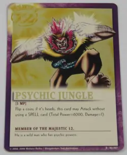 Zatch Bell! the Card Battle Majestic 12 Foil Promo Card: Psychic Jungle MJ-007 - Image 1