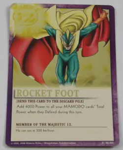 Zatch Bell! the Card Battle Majestic 12 Foil Promo Card: Rocket Foot MJ-002 - Image 1
