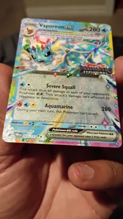 Vaporeon ex - (Prismatic Evolutions Stamp) 023/131 Miscellaneous Cards &... - Image 1
