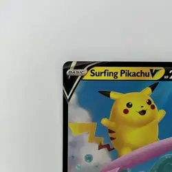 Pokemon 2021 TCG SWSH Celebrations Ultra Rare Surfing Pikachu V Card 008/025 NM - Image 2