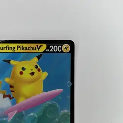 Pokemon 2021 TCG SWSH Celebrations Ultra Rare Surfing Pikachu V Card 008/025 NM - Image 3