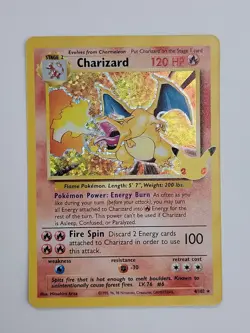 Pokemon TCG Charizard 25th Celebrations Holo Rare Card 4/102 - Image 1