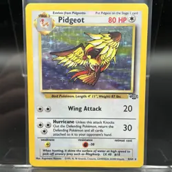 Pidgeot 08/64 Jungle Holo Rare Pokemon Card - 1999 Unlimited - MP - Image 1