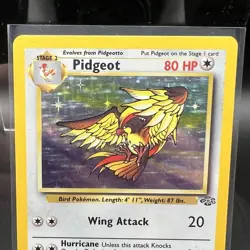 Pidgeot 08/64 Jungle Holo Rare Pokemon Card - 1999 Unlimited - MP - Image 2