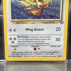Pidgeot 08/64 Jungle Holo Rare Pokemon Card - 1999 Unlimited - MP - Image 3