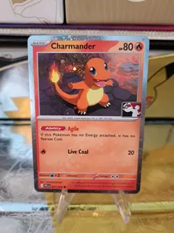 Charmander Holo Pokemon Prize Pack Series 9 Promo Pokemon Card NM/LP 011/094 PFL - Image 1
