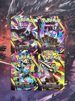 Pokemon Pitch Black Mega Evolution Trainer Tips Art Cards COMPLETE Full Set 🔥 - Image 2