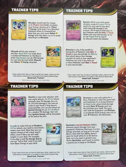 Pokemon Pitch Black Mega Evolution Trainer Tips Art Cards COMPLETE Full Set 🔥 - Image 3
