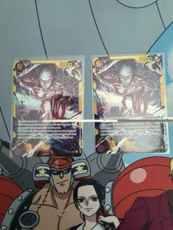 Bandai One Piece Card Game OP-15 Enel OP15-116 sec Foil 2-Card Lot - Image 1