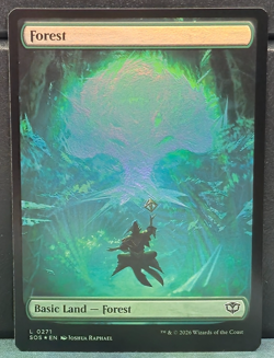 Forest 271 FULL ART FOIL Secrets of Strixhaven Card Game MTG TCG NM Basic Land - Image 1
