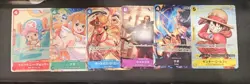 One Piece mcdonalds 2025 promo set SEALED 6 cards inside 2nd picture for exemple - Image 2