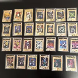 Yu-Gi-Oh Carddass 47 Mixed Lot 1998 Japanese Cards Vintage Anime Collectible - Image 2
