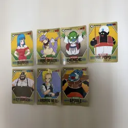 Dragon Ball Z Super Barcode Wars 7 Card Lot Bandai Collectible Japanese 13+ - Image 1