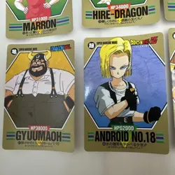 Dragon Ball Z Super Barcode Wars 7 Card Lot Bandai Collectible Japanese 13+ - Image 4