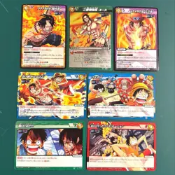 ONE PIECE Miracle Battle Ace Luffy 7 Trading Card Mixed Lot Japanese - Image 1