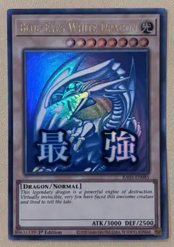 Blue-Eyes White Dragon RA05-EN085 Ultra Rare 1st Ed - Image 1