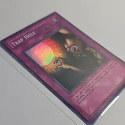 Konami Yu-Gi-Oh! Trap Hole LOB-058 Legend of Blue Eyes Super Rare Holo Unlimited - Image 3