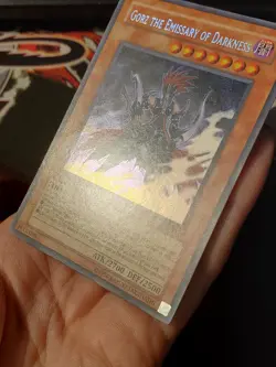 Yugioh Gorz the Emissary of Darkness DLG1-EN000 Secret Rare Limited Edition VLP - Image 3