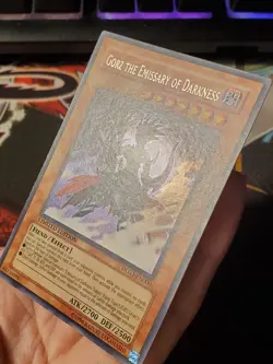 Yugioh Gorz the Emissary of Darkness DLG1-EN000 Secret Rare Limited Edition VLP - Image 4