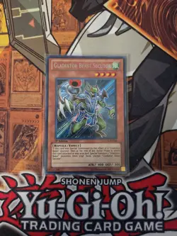 YUGIOH GLADIATOR BEAST SECUTOR LCGX-EN240 SECRET 1ST ED NM - Image 1