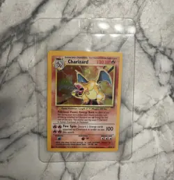 Pokemon TCG Charizard 4/102 Base Set Holo Rare 1999 English 120 HP - Image 1