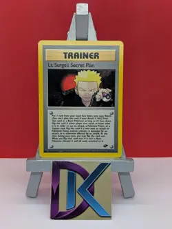 LT Surges Secret Plan - 107/132 - Gym Challenge - Non-Holo Rare - Pokemon Card - Image 1