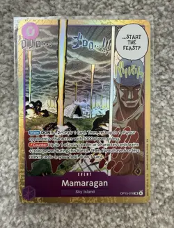 Bandai One Piece Card Game Mamaragan OP15-078 SR Event Sky Island Counter EN - Image 1