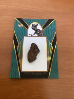 Real Dinosaur Tooth Tyrannosaurus T-Rex Relic Card Pieces Of The Past #OTSO-13 - Image 1
