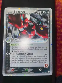 2004 POKEMON EX TEAM ROCKET RETURNS #101 ROCKET'S SCIZOR EX-HOLO - PSA - Image 1