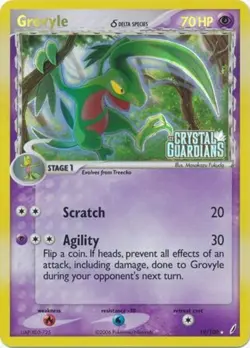 Moderately Played, English Pokemon Reverse Holo Grovyle Delta Species - 19/100 - - Image 1