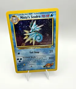 The Pokemon Company Misty's Seadra 9/132 Gym Heroes Holo Rare EN 70HP Unlimited - Image 1