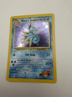 The Pokemon Company Misty's Seadra 9/132 Gym Heroes Holo Rare EN 70HP Unlimited - Image 3