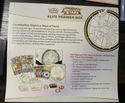 Pokemon TCG Brilliant Stars Elite Trainer Box ETB -Brand New Sealed Box 820650850127 - Image 2