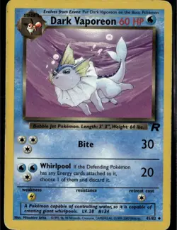 MP - Dark Vaporeon #45/82 | Uncommon | Team Rocket - Image 1