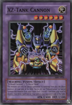 Yugioh XZ-Tank Cannon MFC-053 Super Rare LP - Image 1