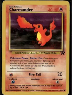 LP - Charmander #50/82 | Common | Team Rocket - Image 1