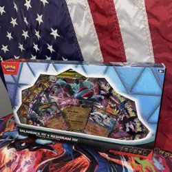 Pokemon TCG Salamence ex & Reshiram ex Premium Collection Box Sealed New - Image 2