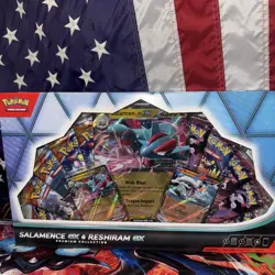 Pokemon TCG Salamence ex & Reshiram ex Premium Collection Box Sealed New - Image 5
