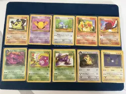 Pokemon TCG WOTC Team Rocket 10-Card Lot 1999 English Bundle Dark Muk Raticate - Image 1
